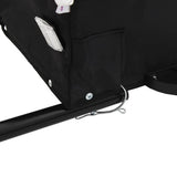 Bike Trailer Black and Yellow 45 kg Iron 94043
