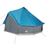 Family Tent Tipi 6-Person Blue Waterproof 94586