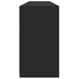 Sideboard with LED Lights Black 162x37x67 cm 3208996