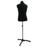 Adjustable Dress Form Male Manual Black 37.5-45.5 inch Fabric 42018612