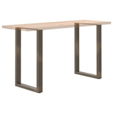 Bar Table Legs U-Shaped 2 pcs Natural Steel 60x cm Steel 4013227