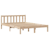 Bed Frame without Mattress 140x200 cm Solid Wood Pine 3305761