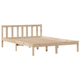Bed Frame without Mattress 140x190 cm Solid Wood Pine 3306572