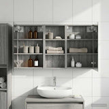 Bathroom Cabinet Set 3 pcs 110 x 10.5 x 60.5 cm Engineered wood 3403717
