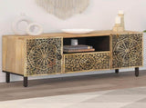 TV Cabinet 105x33x46 cm Solid Wood Mango 358226