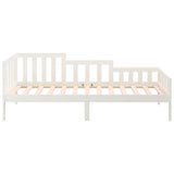 Day Bed without Mattress White 90x190 cm Single Solid Wood Pine 820732