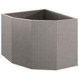 Corner Planter Rusty 45 x 45 x 35 cm Weathering steel 883653