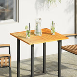Table Top 70x70x2 cm Square Solid Wood Acacia 4004255