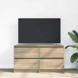 TV Cabinet Sonoma Oak 100x35x54 cm Engineered Wood 861798