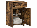 Bathroom Cabinet Smoked Oak 35 x 36.5 x 85 cm Engineered Wood 890748