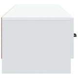 TV Cabinet with Drawer White 147 x 34.5 x 27 cm Engineered Wood 895855
