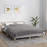 Weighted Blanket Grey 200x200 cm 9 kg Fabric 350778