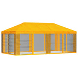 Gazebo Cover with Sidewalls 6 x 3 m Yellow Polyester 190 900417