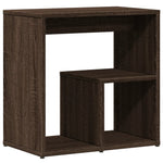 ZNTS Side Tables 2 pcs Brown Oak 50x30x50 cm Engineered Wood 840568