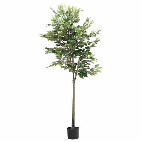 Artificial Ficus Tree 756 Leaves 170 cm Green 4103574