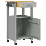 Kitchen Trolley MONZA 48x40x88.5 cm Solid Wood Pine 376089