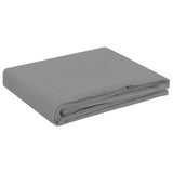 Table Cloth 5 pcs Rectangular Light Grey 140 x 220 cm Polyester 42040234