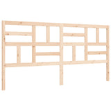 Bed Frame without Mattress 200x200 cm Solid Wood 3194916