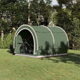 Bike Storage Tent with Roof Green 256 x 222 x 182 cm Taffeta 42000996