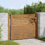 Garden Gate 100x100 cm Corten Steel Square Design 153251