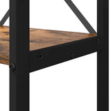 Bookshelf Smoked Oak 80 x 30 x 155 cm Engineered Wood 868415