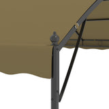Gazebo 4x3x2.6 m Taupe 180 g/m 312217