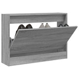 Shoe Cabinet Grey Sonoma 80x21x57 cm Engineered Wood 839915