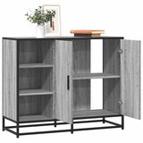 Sideboard Grey Sonoma 92x35x76 cm Engineered Wood 849022