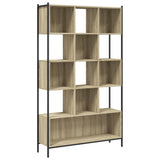 ZNTS Bookcase Sonoma Oak 102x28x172 cm Engineered Wood 3213658