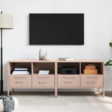 TV Cabinets 2 pcs Pink 68x39x50.5 cm Steel 843045