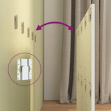 Bed Headboard with Cabinets White Engineered Wood 3115684
