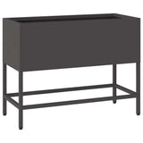 Raised Garden Planter Black 60 x 26 x 45 cm Steel 865883