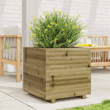 Garden Planter 50x50x49.5 cm Impregnated Wood Pine 3282518