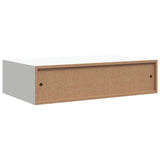 Wall-mounted Drawer Shelves 2 pcs White 40x23.5x10 cm MDF 330242