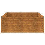 Garden Raised Bed 100x100x36 cm Corten Steel 151993