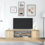 TV Cabinet Sonoma Oak 188.5x41x50 cm Engineered Wood 3328419