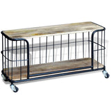 Tv Cabinet Varies Solid mango wood, Iron Medium Tv Cabinet 243301