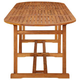 Dining Set Acacia wood Solid acacia wood Large Foldable 3086978