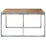Dining Table 140x140x75 cm Rough Mango Wood 321575