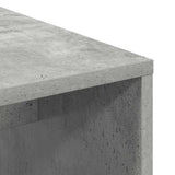 Desk with Shelf Concrete Grey 102 x 50 x 124 cm Engineered Wood 869357