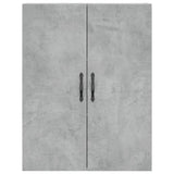 Wall Mounted Cabinet Concrete Grey 69.5x34x90 cm Engineered Wood 834982
