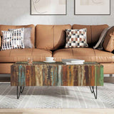 Coffee Table Solid Reclaimed Wood 100x50x38 cm 243455