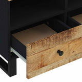 TV Cabinet 70x33x46cm Solid Wood Mango 345223