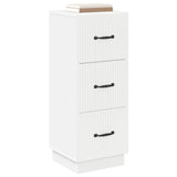 Drawer Cabinet White 33 x 34.5 x 87 cm Engineered Wood 895305