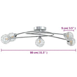 Ceiling Lamp with Mesh Wire Shades for 5 G9 LED Lights 337909