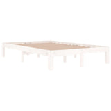 Bed Frame without Mattress White 120x190cm Small Double 810336