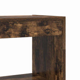 Book Cabinet Smoked Oak 80 x 30 x 198 cm Engineered Wood 3333920