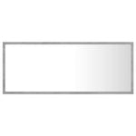 LED Bathroom Mirror Concrete Grey 100x8.5x37 cm Acrylic 804944