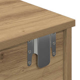 Wall Shelf with Drawers Artisian Oak 60x28x15 cm Engineered Wood 859949