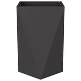 Planter Black 50 x 50 x 75 cm Steel 883794
